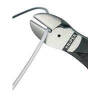 KNIPEX クニペックス 強力型斜ニッパー(硬線用) 180mm コンフォートハンドル パッケージ無 7405ー180 1丁（直送品）