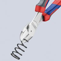 KNIPEX クニペックス 強力型斜ニッパー(硬線用) 200mm コンフォートハンドル パッケージ無 7405ー200 1丁（直送品）