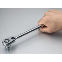 京都機械工具 KTC 9.5SQ 90ギア ロングラチェットハンドル BR390L 1丁（直送品）