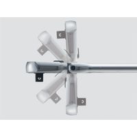 京都機械工具 KTC 9.5SQ 90ギア ロングラチェットハンドル BR390FL 1丁（直送品）