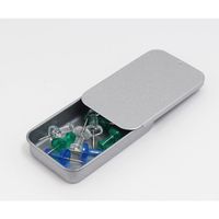 新潟精機 スライド式スチール缶ケース ミニ Cー70MSC 1セット(10個)（直送品）