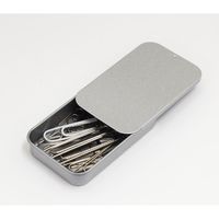 新潟精機 スライド式スチール缶ケース ミニ Cー80MSC 1セット(9個)（直送品）