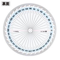 新潟精機 両面全円分度器 快段目盛 FCPー90DKD 1セット(2個)（直送品）