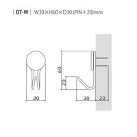 大一鋼業 スリーピンワイヤー DT-W 1セット(7個)（直送品）
