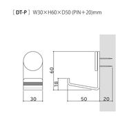 大一鋼業 スリーピンプレート DT-P 1セット(6個)（直送品）