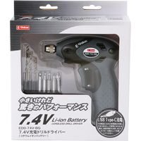 藤原産業 EーValue 充電ドリルドライバー 7.4V EDDー74VーBG 1台（直送品）