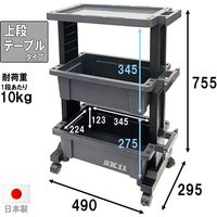 藤原産業 SK11 ツールワゴンテーブル&パーツストッカー STWーT490PS 1台（直送品）