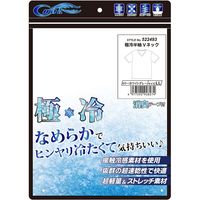 藤原産業 SK11 極冷 半袖Vネックシャツ ホワイトグレー LLサイズ 522493WGーLL 1セット(3枚)（直送品）