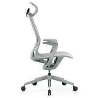 【法人限定/車上渡し】アール・エフ・ヤマカワ アリア ライト チェアヘッドレスト付き ライトグレー RFARC-002LG-HR 1個（直送品）