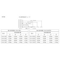 ピカコーポレイション 可搬式荷物用昇降台用 フォーク HLA-EF 1セット（直送品）