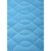 ガマカ工業 ぬくぬく&サラリのリバーシブル敷パッド シングル ブルー a3567820 1枚（直送品）