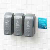 対馬海洋プラ配合 手指消毒剤用  ディスペンサー【カートリッジボトル付】1セット（1個×6） サラヤ MDー300BーOP 限定