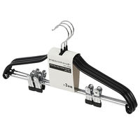 すべりにくいジャケットハンガーピンチ付VH-03 1セット（1セット(3本組)×5）型崩れ防止 スラックス 伊藤忠リーテイルリンク