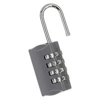 ハイロジック 4段文字合わせ錠 30mm グレー GS-797 1個（直送品）