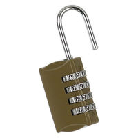 ハイロジック 4段文字合わせ錠 30mm オリーブ GS-798 1個（直送品）