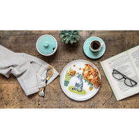 Hannah Turner お皿 ネコ Cat Side Plate GREY 423988 1個（直送品）