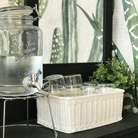 サンリツ かご 洗える 抗菌素材 ドライヤー入れバスケット L KLEANE ホワイト 458955 1個（直送品）