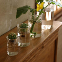 SOW 花瓶 MINI BULB VASE 水栽培ガラスベース 7cm 水耕栽培 485686 1個（直送品）