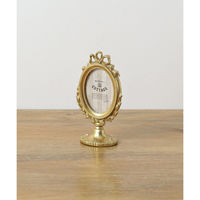 東京かんかん フォトフレーム フォトスタンド オーバル レジン ゴールド 487215 1個（直送品）