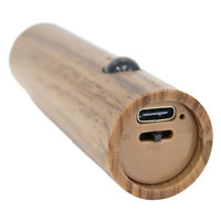 トレードワン センサーライト USB充電 人感センサー 明暗センサー 木目調 スティックライト 490485 1個（直送品）