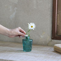 SOW 花瓶 プチフラワーベース グリーン セットゥ 490950 1個（直送品）