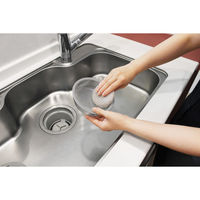 アズマ工業 キッチンスポンジ ブラシ 両面使える キッチン掃除 491088 1個（直送品）