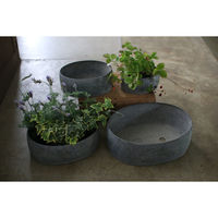 SOW 鉢 ブリキプランター オーバル L 492893 1個（直送品）