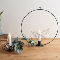 SOW キャンドルホルダー ジョセフアイアン テーパーキャンドルホルダー 493267 1個（直送品）