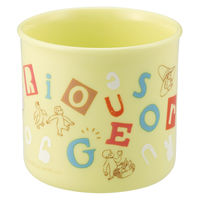 スケーター コップ 食洗機対応プラコップ ジョージ アルファベット 493399 1個（直送品）