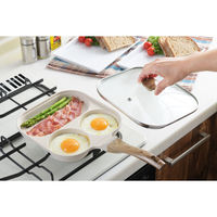 ヨシカワ フライパン トリプルパン ガス火専用 ガラス蓋付 493967 1個（直送品）