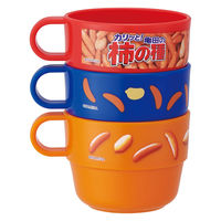 スケーター コップ 220ml スタッキングコップ 3個セット 亀田の柿の種 494166 1個（直送品）