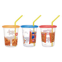 スケーター タンブラー 320ml ストロー付タンブラー3個入 亀田の柿の種 494193 1個（直送品）