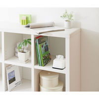 吉川国工業所 ティッシュケース 再生材 ハーフティッシュボックス スマホスタンド ホワイト 494259 1個（直送品）