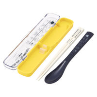 スケーター 抗菌スリムコンビセット スヌーピー グッドネス75周年 音の鳴らない お箸 スプーン 495247 1個（直送品）