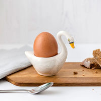 Hannah Turner エッグカップ Egg cups Swan White 白鳥 424010 1個（直送品）