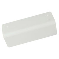 ハイロジック スチールシェルフ L字 300x100mm ホワイト 59053 1個（直送品）