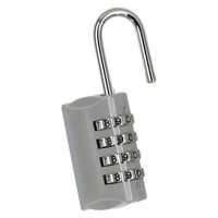 ハイロジック 4段文字合わせ錠 30mm シルバー GS-795 1個（直送品）