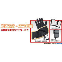大進 SUNART おててのこたつ ソフト手袋 シルバー S/Mサイズ SHG-04 1双（直送品）