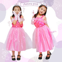 アーテック キッズコスプレ衣装 プリンセスドレス オーロラピンク 21824 1セット(1包×2)（直送品）