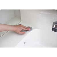 アズマ工業 洗面台スポンジ ブラシ 両面使える 洗面台掃除 491089 1個（直送品）