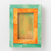 東京かんかん フォトフレーム ボーンミニフレーム S 名刺 チェキ キャメルボーン グリーン 487200 1個（直送品）