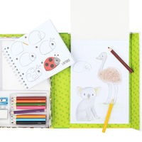 トライブ お絵描きセット イラストの描きかたノート ワイルド キングダム 5歳 410444 1個（直送品）