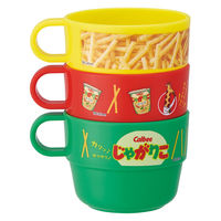 スケーター コップ 220ml スタッキングコップ 3個セット じゃがりこサラダ 494164 1個（直送品）