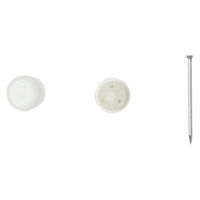 ハイロジック スチールパネル 420x300mm ホワイト 1枚・ピン付 59051 1個（直送品）