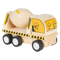 トライブ おもちゃ はたらくくるま工事現場 コンクリートミキサー 木製 410535 1個（直送品）
