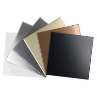 ハイロジック スチールパネル 20x10cm 2枚入 ブラック 59027 1枚（直送品）