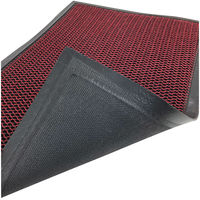 三和 玄関マット 120×180cm レッド 屋外 室内 滑り止め 無地 シンプル TL180R 1枚（直送品）