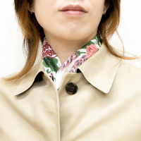 風呂敷 抗菌 ランチクロス お弁当 50cm 中巾 Sarahbel the timeless Garden ホワイト 364471 1個（直送品）