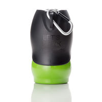 ルークラン 給水器 ループ ステンレスボトル S 350ml 犬 散歩 ペット用 グリーン 432907 1個（直送品）