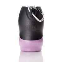 ルークラン 給水器 ループ ステンレスボトル S 350ml 犬 散歩 ペット用 ピンク 432905 1個（直送品）